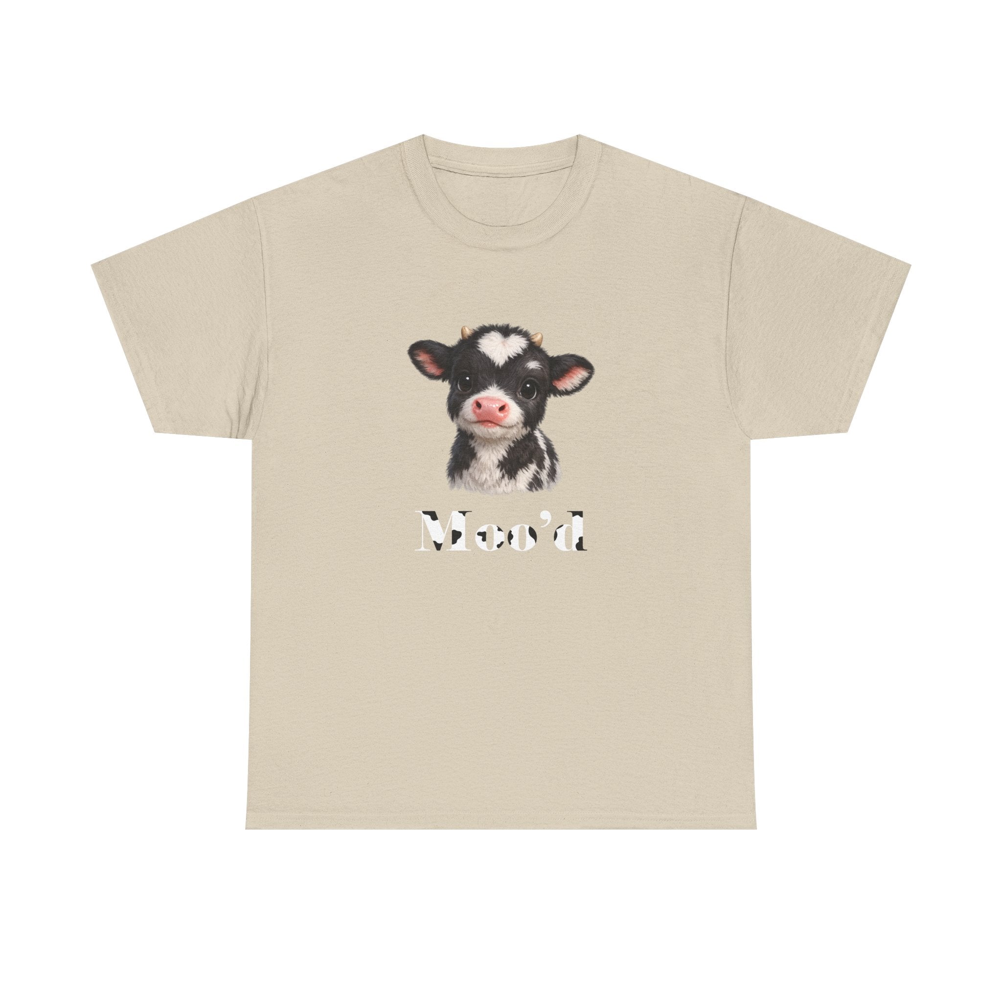 Cute Moo'd Cow T-Shirt | Cute Cow Illustration, Funny Farm Tee
