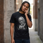 Smoking Nun T-Shirt | Funny Dark Humor Religious Portrait Tee