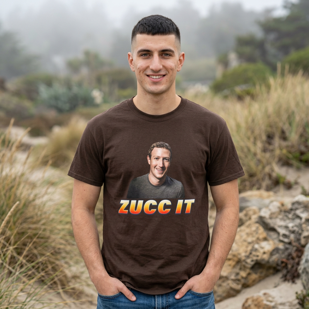 Mark Zuckerberg 'Zucc It' T-Shirt | Funny Parody Tee