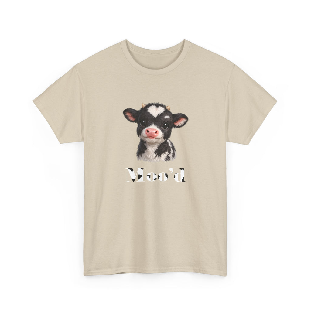 Cute Moo'd Cow T-Shirt | Cute Cow Illustration, Funny Farm Tee