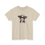 Cute Moo'd Cow T-Shirt | Cute Cow Illustration, Funny Farm Tee