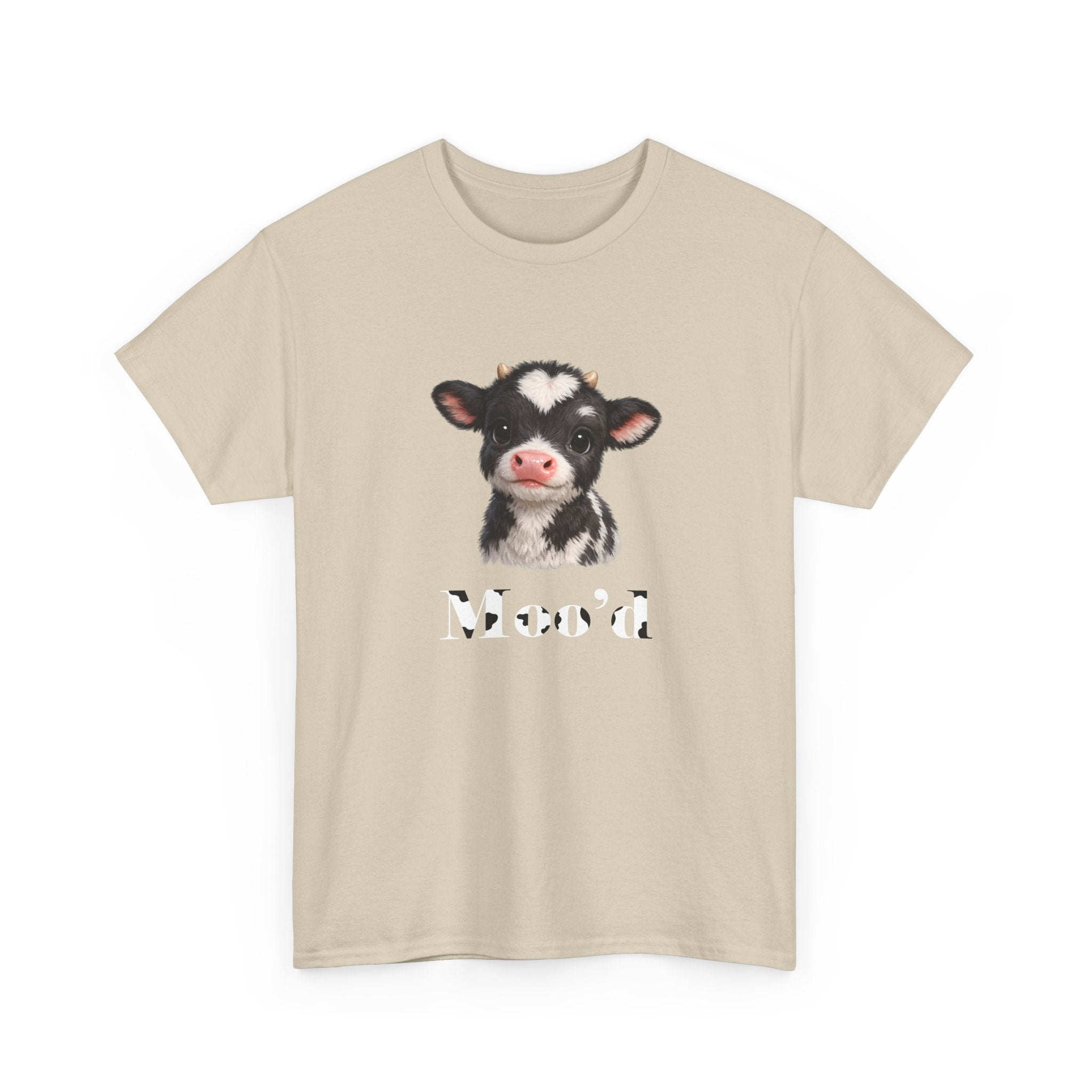 Cute Moo'd Cow T-Shirt | Cute Cow Illustration, Funny Farm Tee